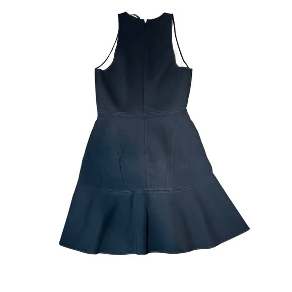 THEORY little black dress Felicitina Ruffle Hem fit and flare women  4 cocktail - Picture 3 of 13